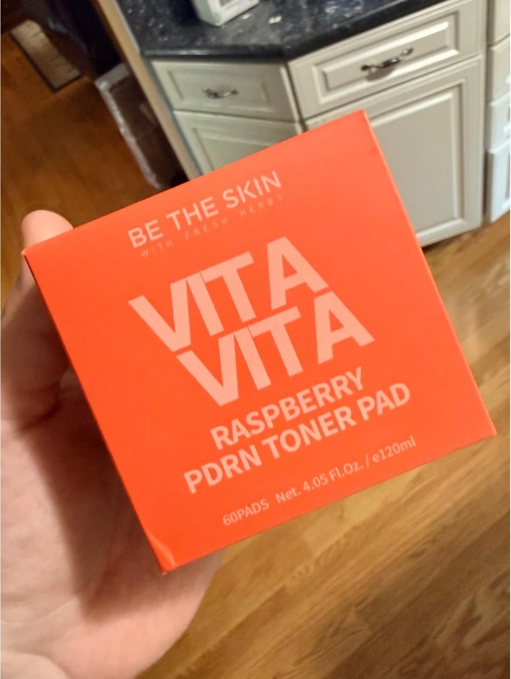 BE THE SKIN Vita Vita Raspberry PDRN Toner Pad 60 Pads 120ml